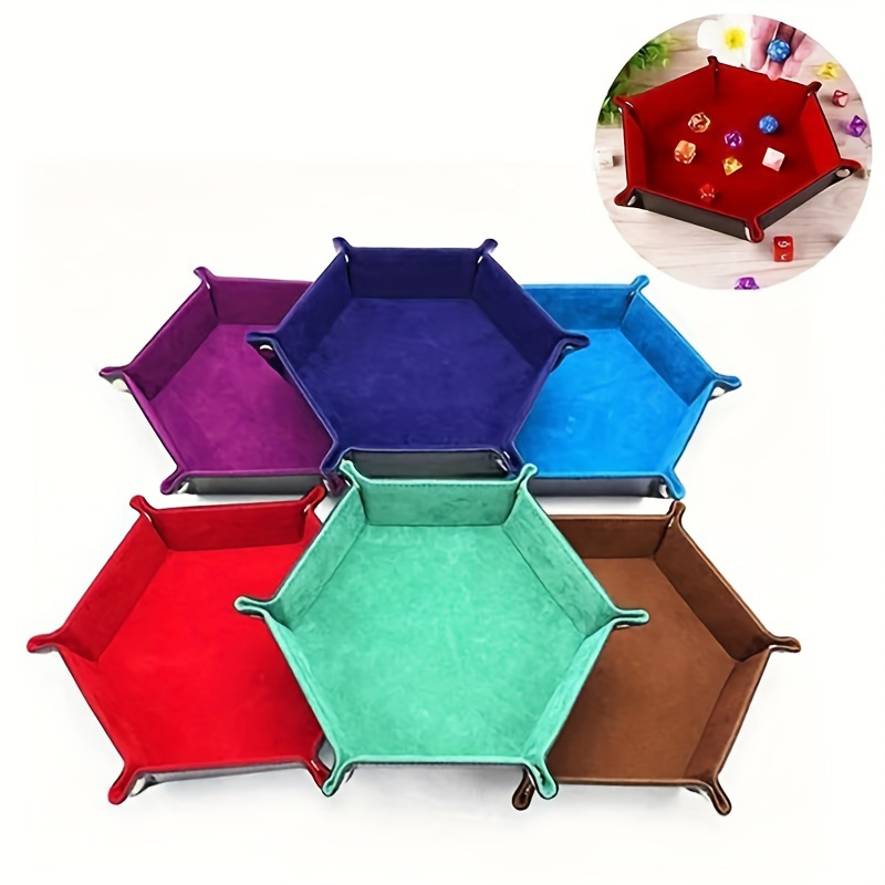 Essential Gaming Accessories - Plateau à dés hexagonal classique, plateau