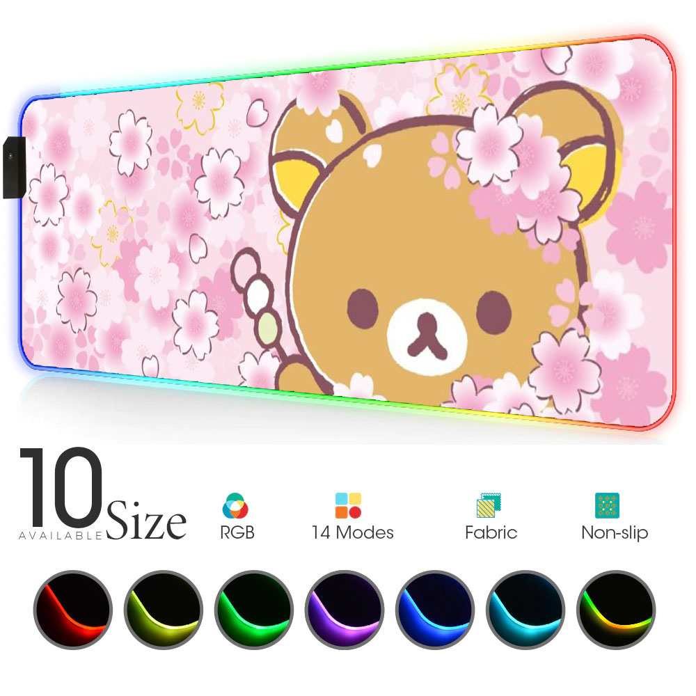 Gaming Accessories Pink - Korilakkuma – tapis de souris Xxl,