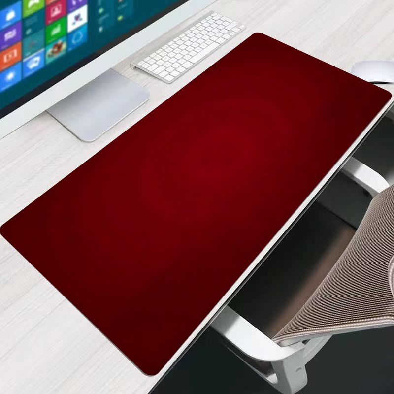 Gaming Accessories Pink - Tapis de souris rouge pour bureau,