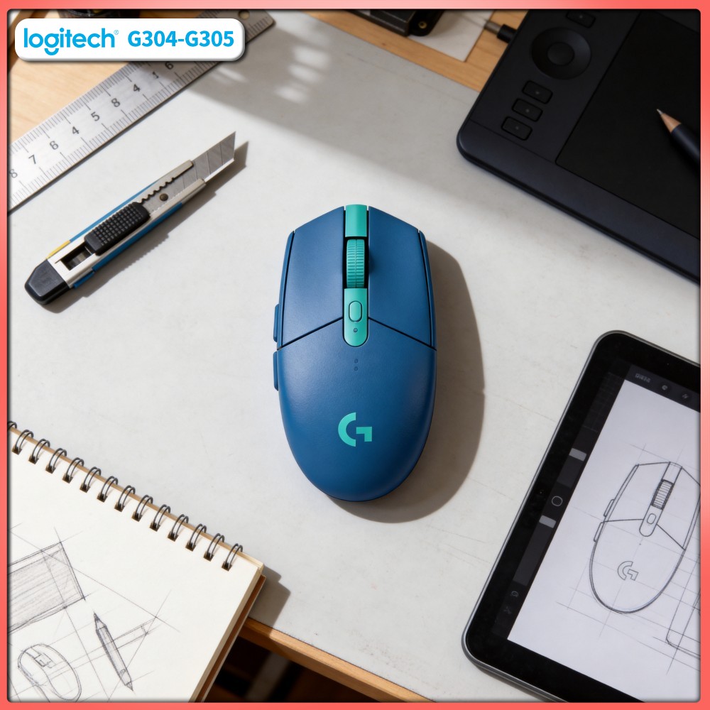 Essential Gaming Accessories - Souris de jeu Logitech G305 LIGHTSPEED,