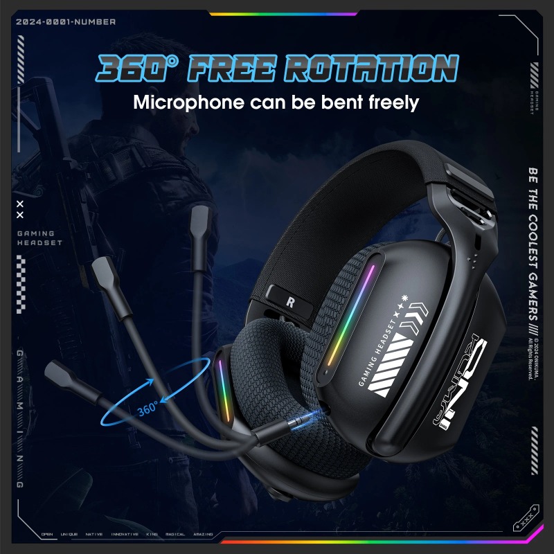 ONIKUMA GT808 – casque de jeu  - Venom Gaming Accessories avis et prix