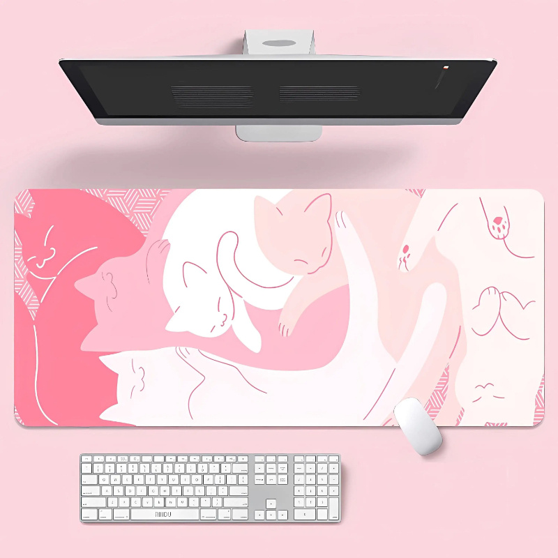 Grand tapis de souris chat ros - Gaming Accessories Very avis et prix