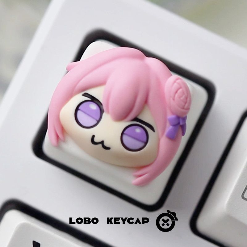 Keycap artisanal en résine, mo - Gaming Accessories Pink avis et prix