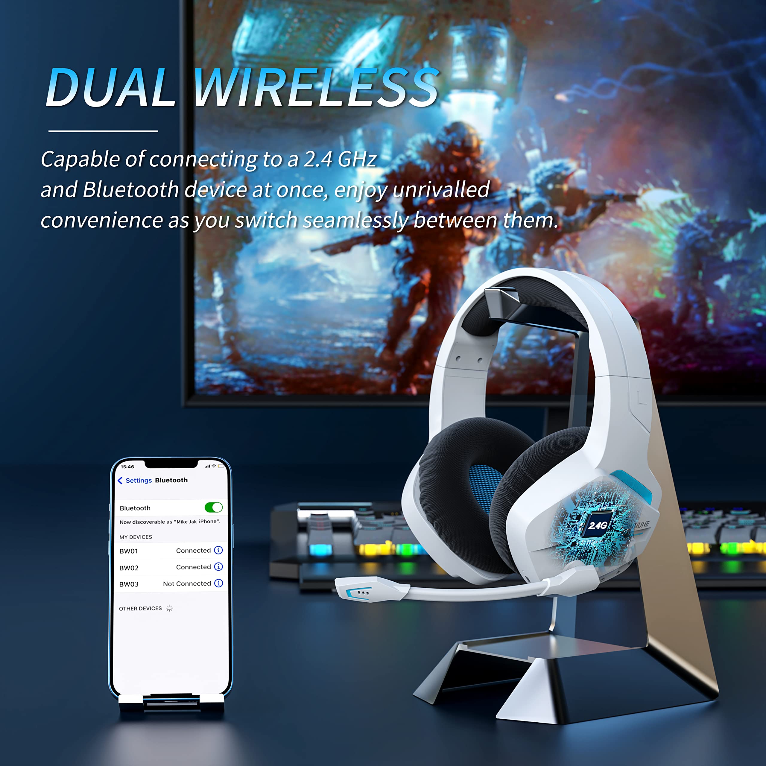 BINNUNE-Casque de jeu sans fil - Venom Gaming Accessories avis et prix