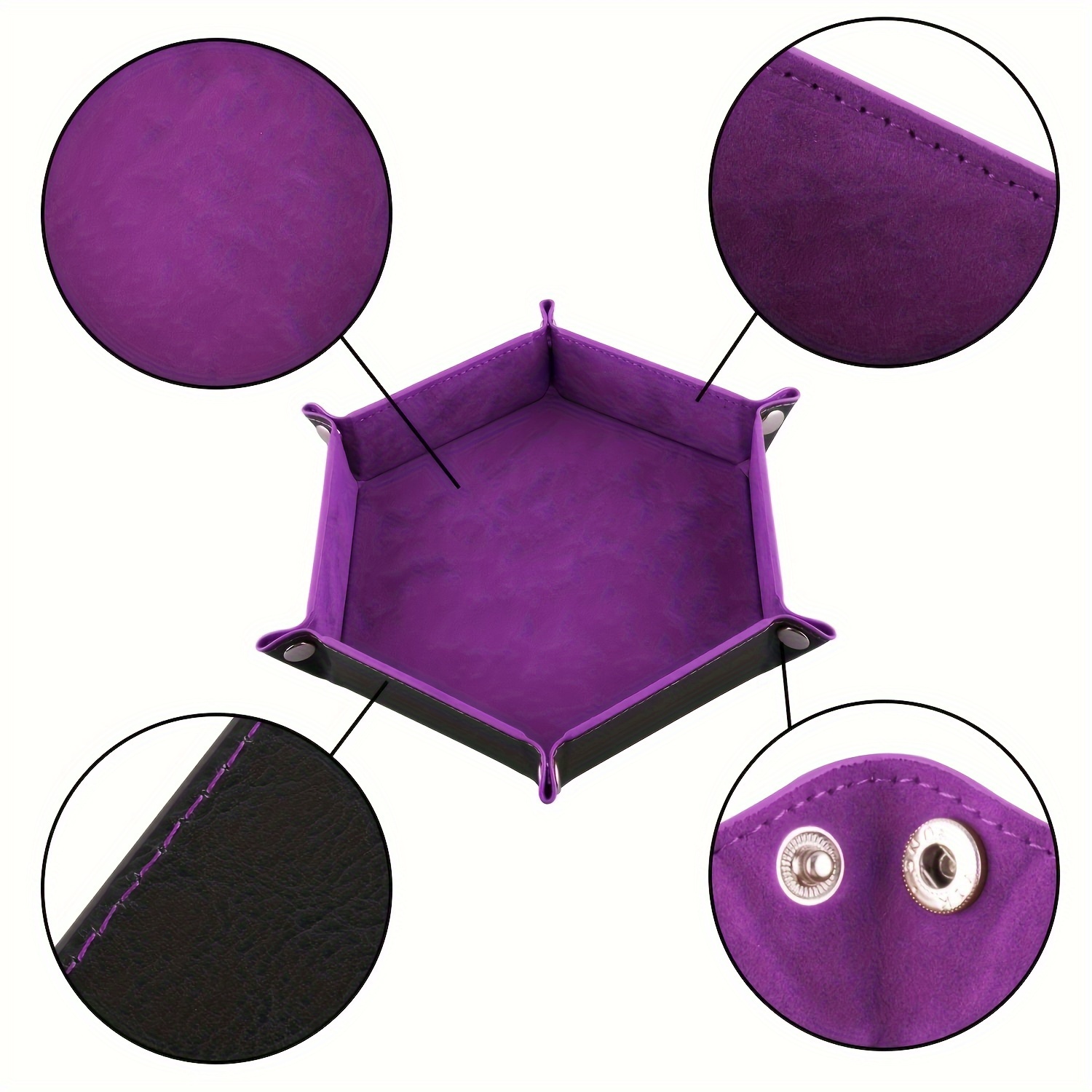 Plateau à dés hexagonal classi - Essential Gaming Accessories avis et prix