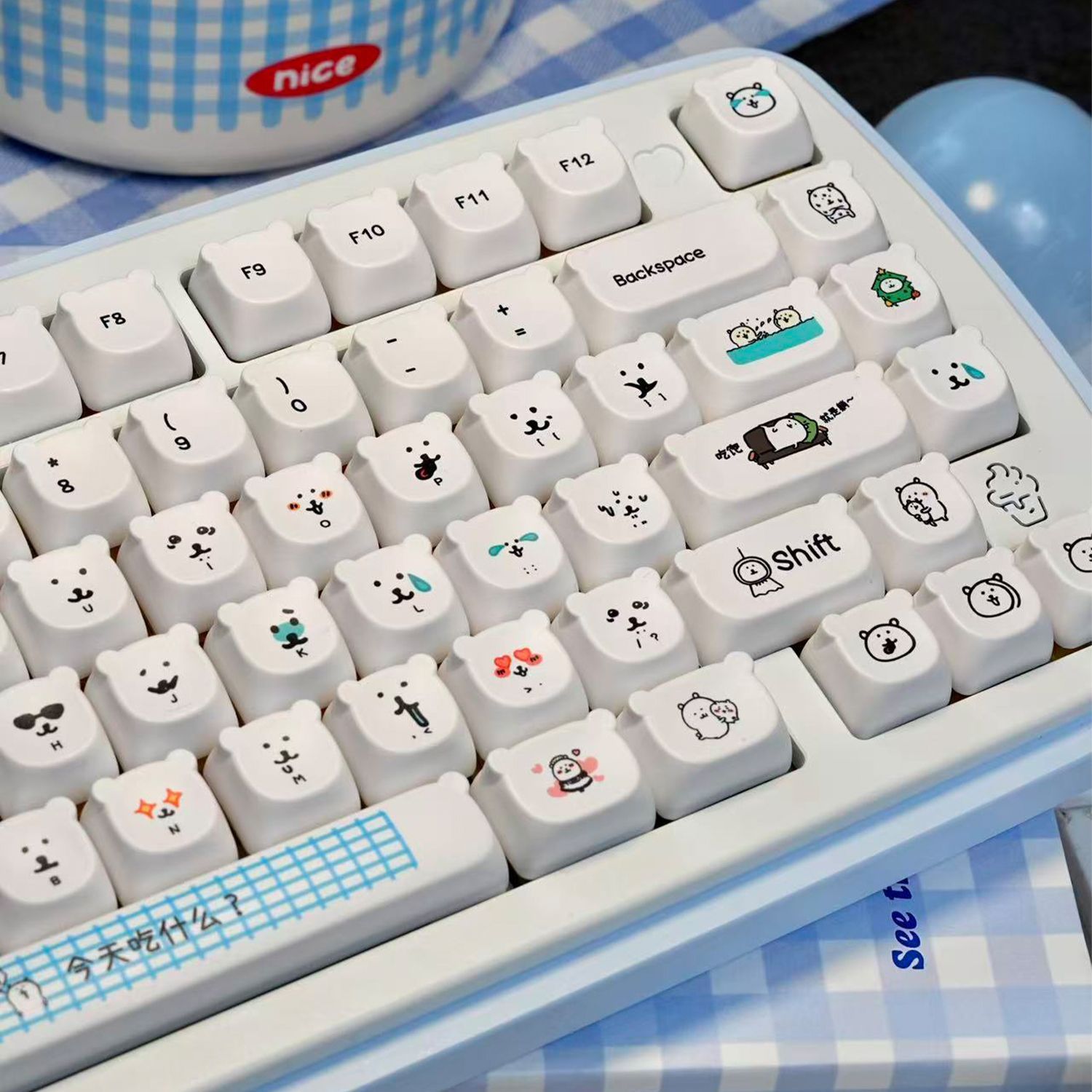 Capuchons de touches PBT Kawai - Gaming Accessories Kawaii avis et prix