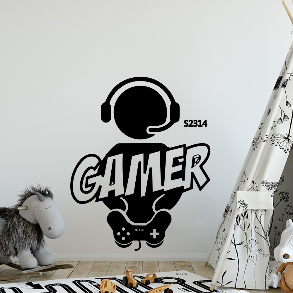 Autocollants muraux d'art de G - Gaming Accessories Room avis et prix