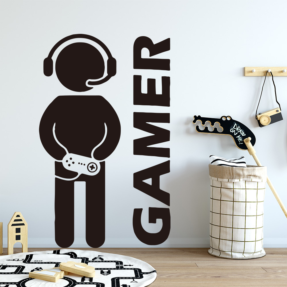 Autocollants muraux d'art de G - Gaming Accessories Room avis et prix